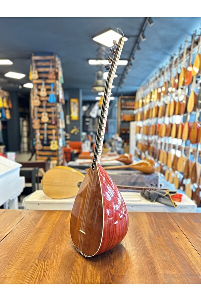 PENA MÜZİK Kısa Sap Tam Profesyonel Paduk Bağlama 40 Tekne Jak Girişli