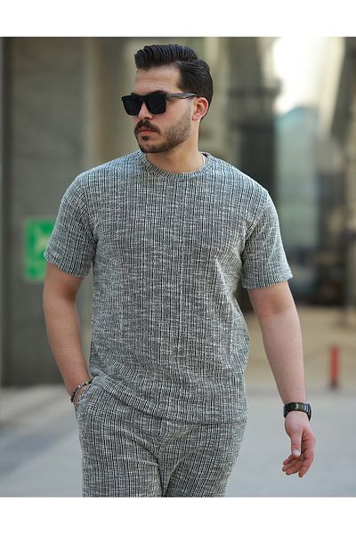blucombin Lower Upper Set Summer Premium Combo Flared T-Shirt and Pants