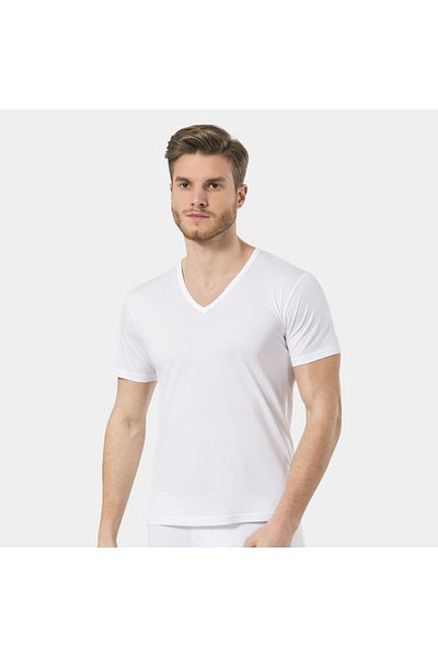TÜREN Türen Men's Modal V-Neck Undershirt 182/White