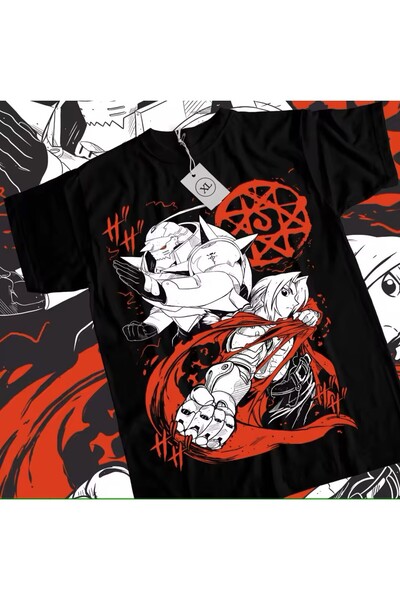 l'eivor Full Metal Alchemists Štampano T-shirt