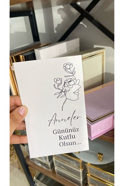 ARLetikettasarım Mother's Day Card 9,5X15 cm 49 Pieces - Arletikettasarım