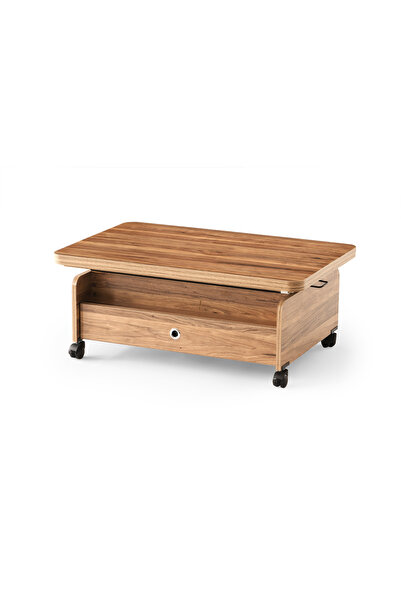 Home Akıllı Sehpa Sihirli Sehpa Fonksiyonel Sehpa Açılır Sehpa Kademeli Teker...