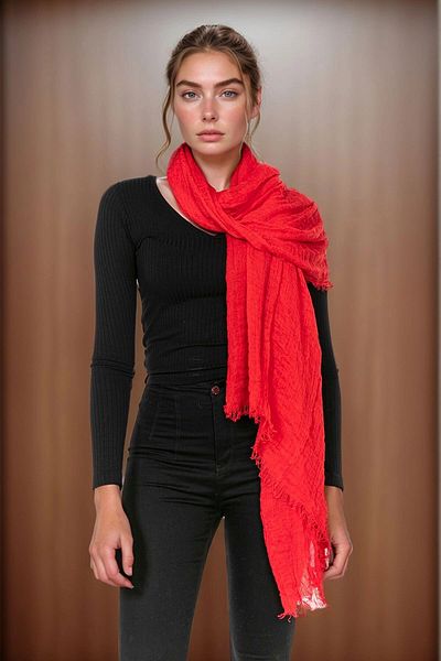 bacc Red Pareo Shawl Bcnsv-2513479
