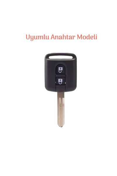 emii auto spare parts Cover for Nissan Qashqai Micra Almera Navara Note Key Case Cover Black/Red