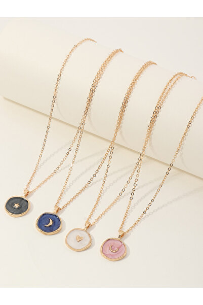 Take Two By Styli Set of 4 - Assorted Pendant Necklace