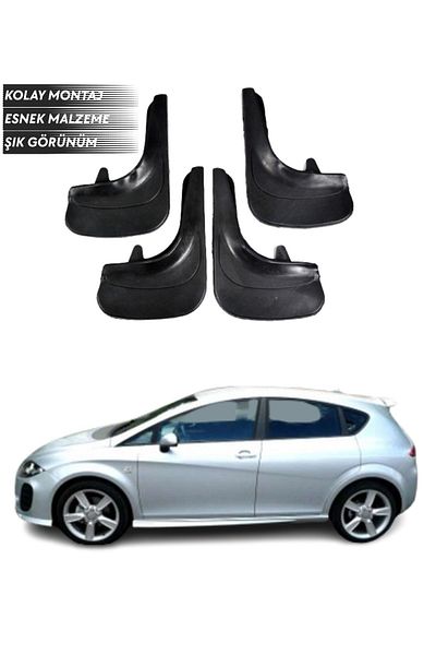 SONİKON LİNE Seat Leon Compatible 4-Piece Mudguard Mudflap Dust Cover Modified