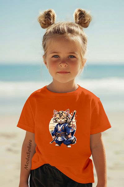 ModaSphere Printed Crew Neck Short Sleeve Children's T-Shirt