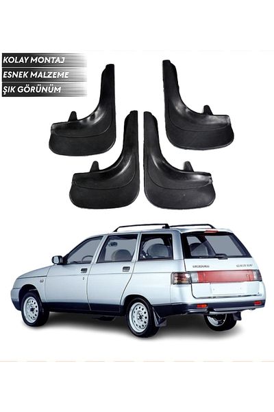 SONİKON LİNE Lada Vega Stw 4-Piece Mudguard Mudflap Dust Cover Compatible with All Cases Modified