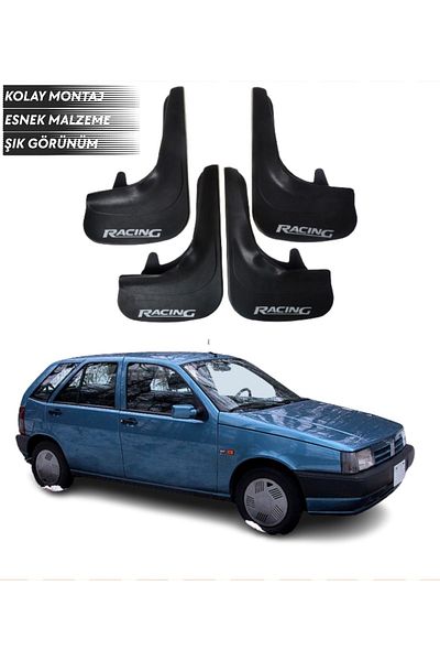 SONİKON LİNE Fiat Tipo Compatible Racing Written 4-Piece Mudguard Mudguard Dust Cover Modified
