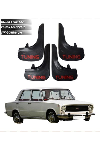 SONİKON LİNE Fiat Hacı Murat Compatible Tuning Written 4-Piece Fender Mudguard Dust Cover Modified