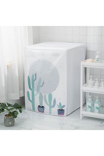 OEM Washing machine protective cover, waterproof, geometric design, 60x56x83cm