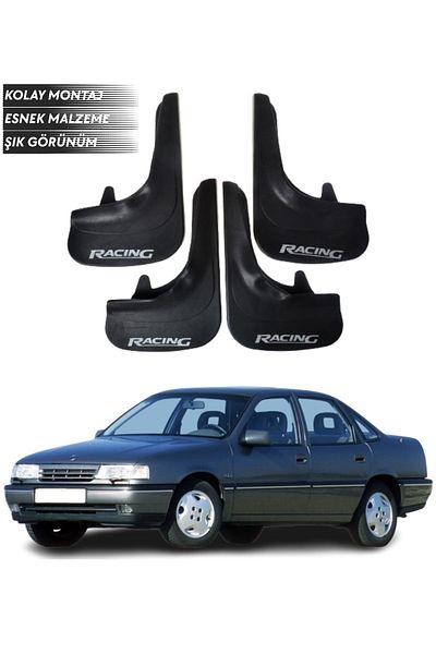 SONİKON LİNE Opel Vectra a Compatible Racing Written 4-Piece Mudguard Mudflap Dust Cover Modified