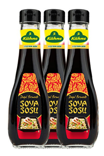 Kühne Soya Sosu Doğal Fermente 250 ml x 3 Adet