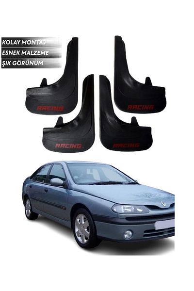 SONİKON LİNE Renault Laguna 1 Compatible Racing Written 4-Piece Mudguard Mudguard Dust Cover Modified