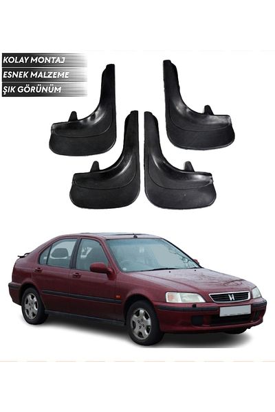 SONİKON LİNE Honda Civic Euro Hb 1996-2001 Compatible 4-Piece Mudguard Mudguard Dust Cover Modified
