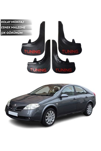 SONİKON LİNE Nissan Primera Compatible Tuning Written 4-Piece Fender Mudguard Dust Cover Modified