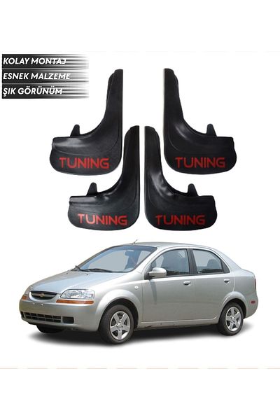 SONİKON LİNE Chevrolet Kalos Sd Compatible Tuning Written 4-Piece Fender Mudguard Dust Cover Modified