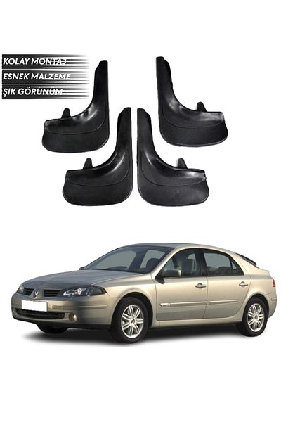 SONİKON LİNE Renault Laguna 2 Compatible 4-Piece Mudguard Mudguard Dust Cover Modified