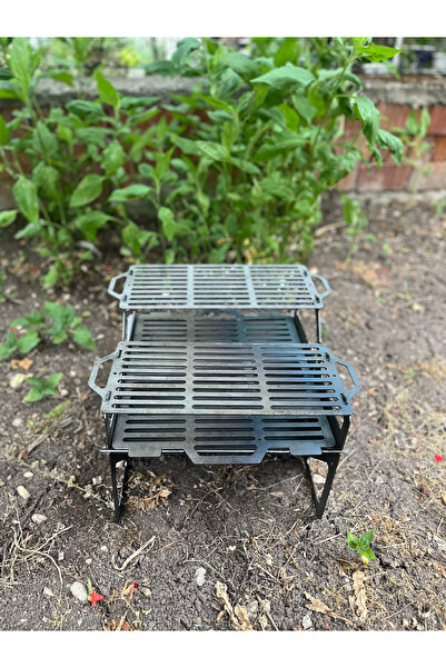 Doa Metal METAL MANGAL Sökülebilir Kolay Taşınabilir İki Katlı