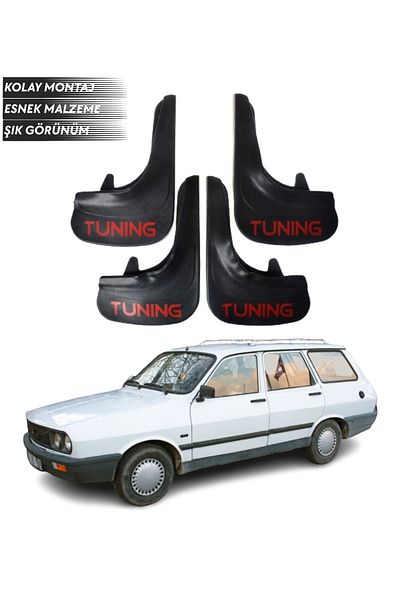 SONİKON LİNE Renault Taurus Compatible Tuning Written 4-Piece Fender Mudguard Dust Cover Modified