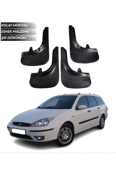 SONİKON LİNE Ford Focus 1 Stw Compatible 4-Piece Mudguard Mudflap Dust Cover Modified
