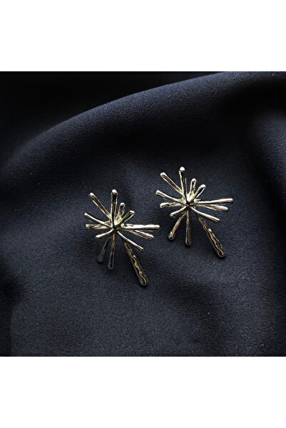 Aslı Gold Gümüş Dere Büyük Küpe