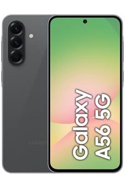 Samsung Galaxy A56 5G Smartphone, 128GB Storage, 8GB RAM, Awesome Graphite Color