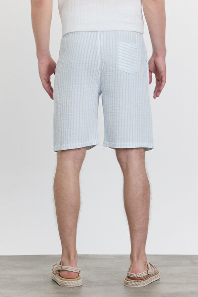 Heaven Ephesus Σορτς Μουσελίνα Ριγέ - 5050