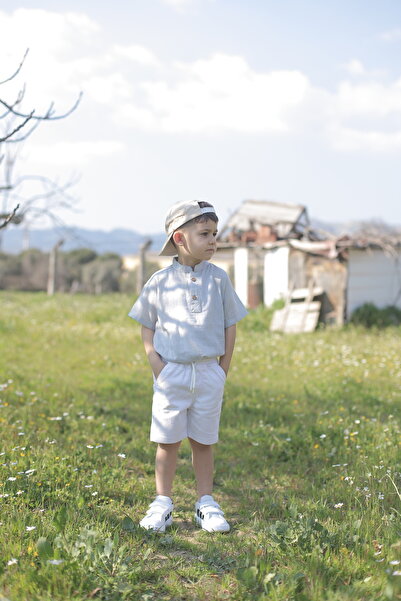 Heaven Ephesus DEČJA KOŠULJA SA SUDIJSKIM KRAVATOM I POLUPLAČETOM (SHANTUCK) ...