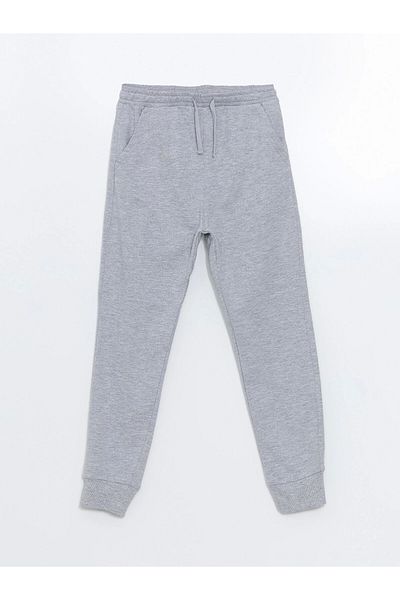 LC Waikiki Lcw Kids Gray Boys Jogger Sweatpants with Elastic Waist