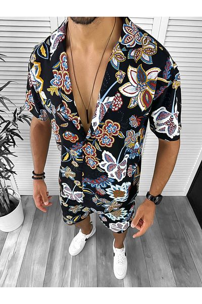 dehaine Men's Summer Set, Shorts and Shirt, 12827