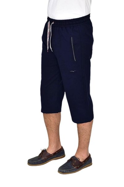 BAGLAN Ανδρικό ύφασμα Lycra Capri με ίσιο πόδι μεγάλου μεγέθους BGL-ST04618