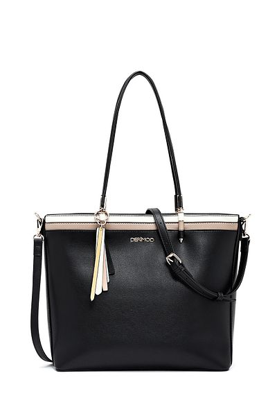 Derimod Women's Black Long Strap Shoulder Bag 25Sbd286018