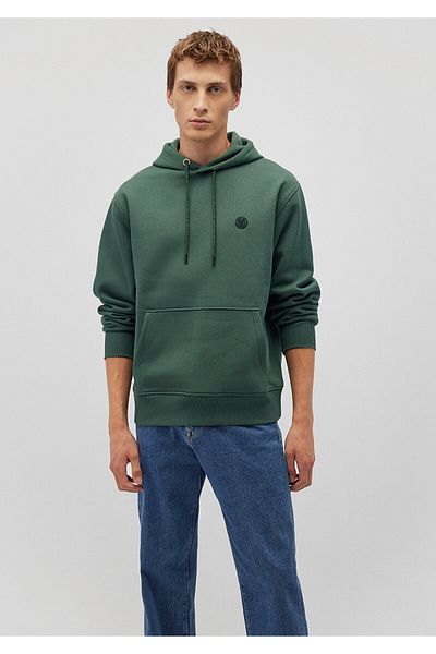 Mavi Ανδρικό φούτερ με κουκούλα - M 065809 -71580-Fw, Deep Forest Green