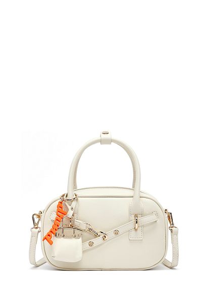 Derimod Women's Cream Long Strap Mini Shoulder Bag with Accessories 25Sbd284218
