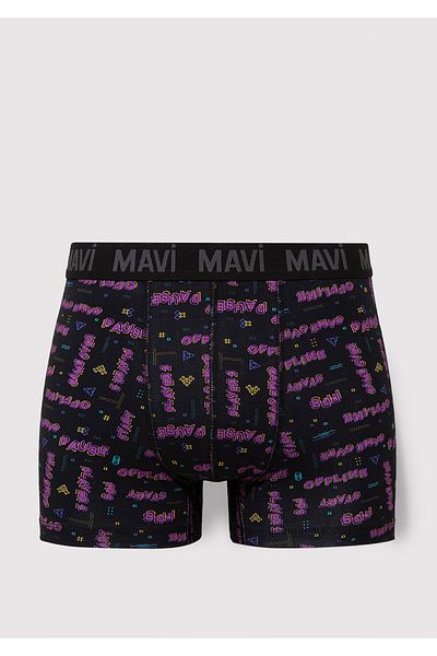 Mavi Σετ Boxer 3 τεμαχίων Μαύρο εμπριμέ 0911220-900