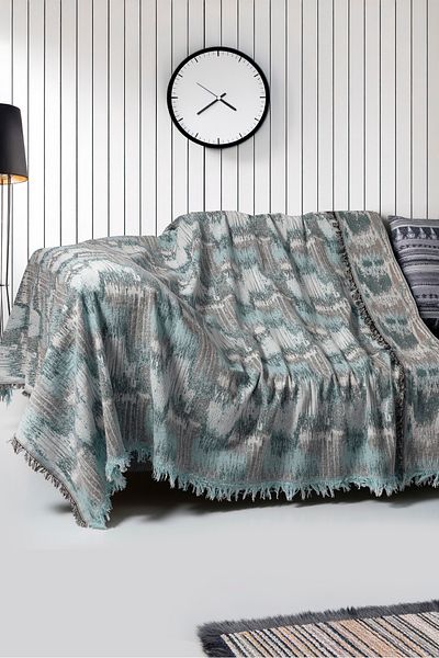 Rell Home غطاء أريكة قطني - سرير أريكة متعدد الأغراض، مزدوج الجوانب مضاد للعرق وغير قابل للانزلاق