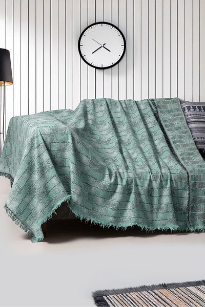 Rell Home غطاء أريكة قطني - سرير أريكة متعدد الأغراض، مزدوج الجوانب مضاد للعرق وغير قابل للانزلاق