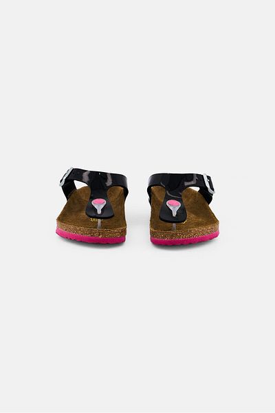 Birkenstock Kids Girl Slip On Cork Sandals, Multicolor