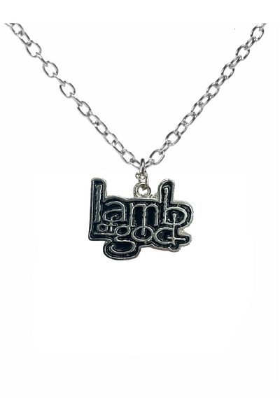 Herşey Nota Lamb of God Logo Metal Necklace – Rock & Metal Unisex Jewelry with 60 cm Chain