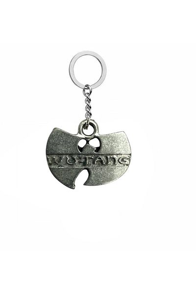 Herşey Nota Wu-Tang Metal Logo Keychain – Unisex Hip Hop & Urban Accessory