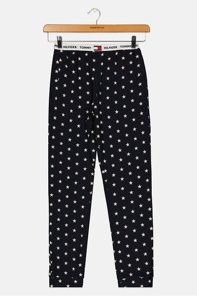 Tommy Hilfiger Kids Girl Allover Print Jogger Pants, Multicolor