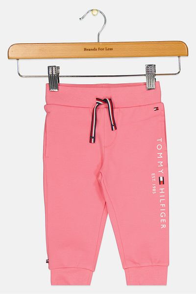 Tommy Hilfiger Toddlers Girl Graphic Print Jogger Pants, Pink