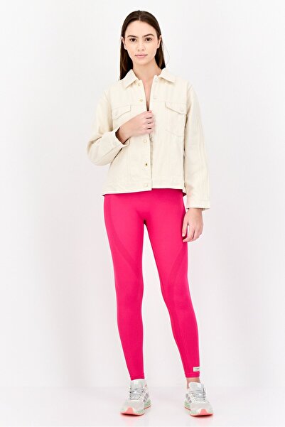 adidas Women Sportswear Fit Outdoor Denim Jacket, Cream