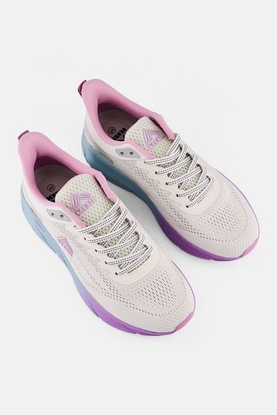 RBX Women Textile Lace Up Running Shoes, Off White