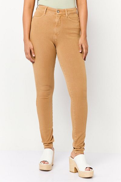 Tommy Hilfiger Women Skinny Fit Solid Chino Pants, Tan