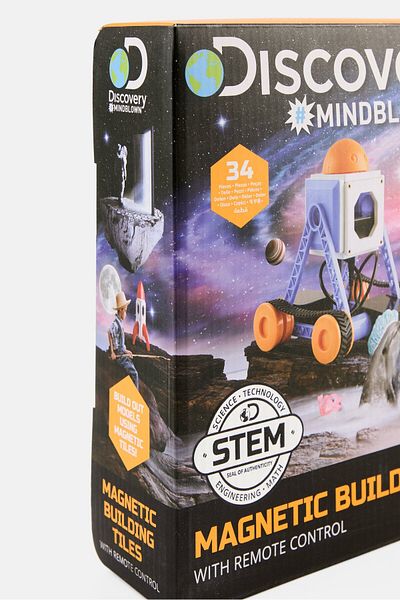 Discovery Channel Magnetic Building Tiles With Remote Control