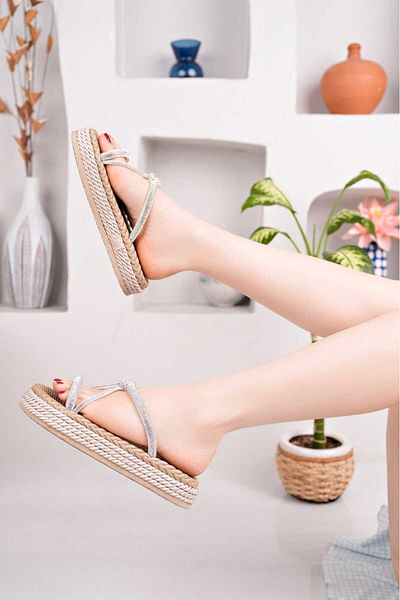 simplicity Silver Stone Lightweight Comfortable Eva Sole Slippers