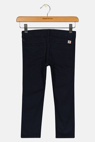Tommy Hilfiger Toddlers Boy Solid Chino Pants, Navy