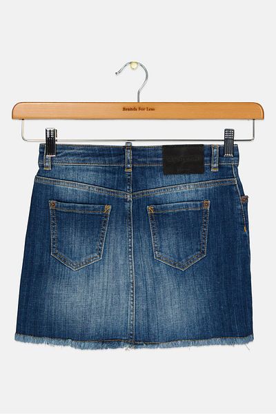 DSquared2 Kids Girl Washed Denim Skirt, Blue